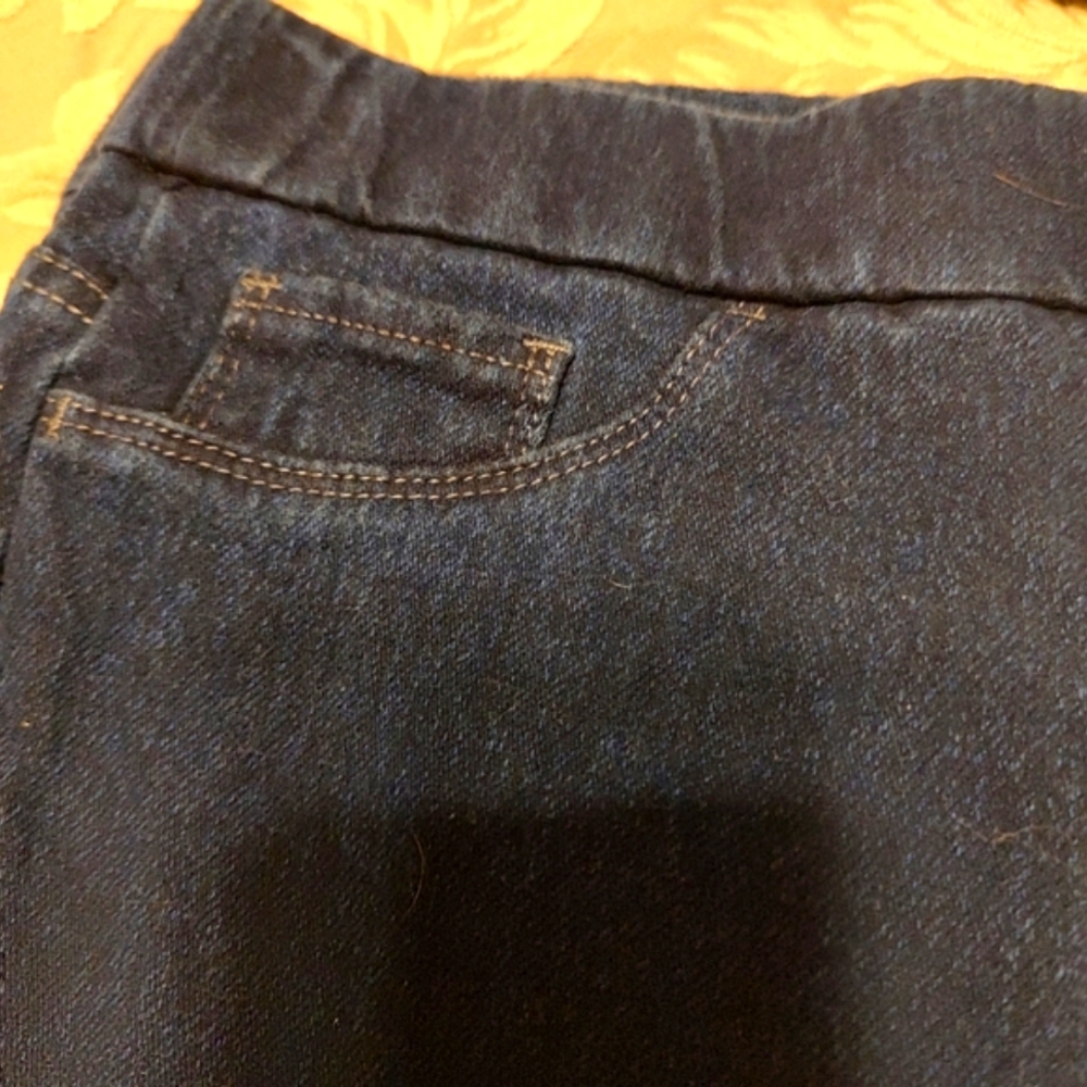 💙 Sensational Dark Blue Denim Jeans Pants - L - Picture 6 of 8